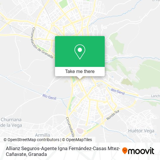 Allianz Seguros-Agente Igna Fernández-Casas Mtez-Cañavate map