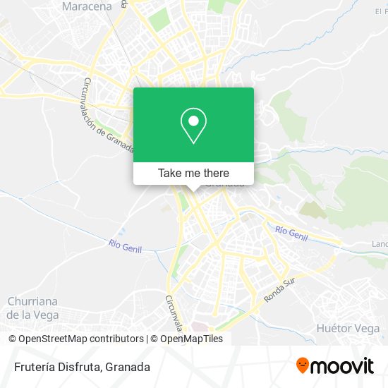 Frutería Disfruta map
