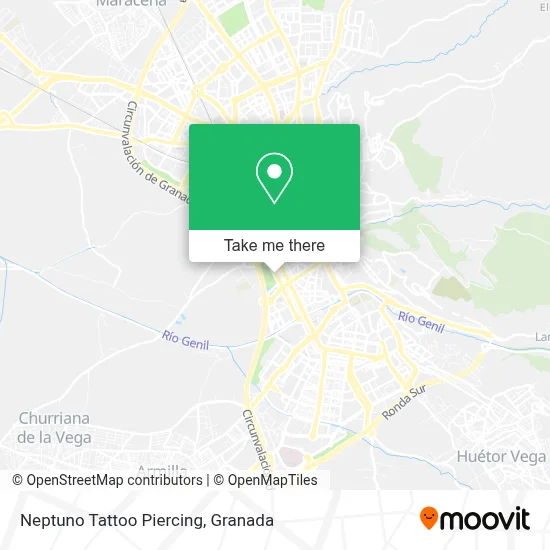 Neptuno Tattoo Piercing map