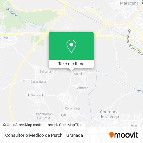 Consultorio Médico de Purchil map