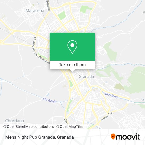 Mens Night Pub Granada map