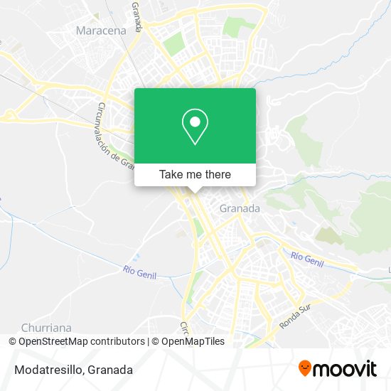 Modatresillo map