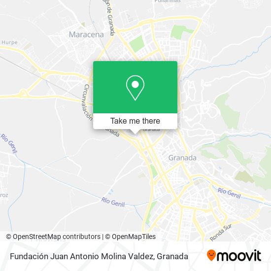 mapa Fundación Juan Antonio Molina Valdez