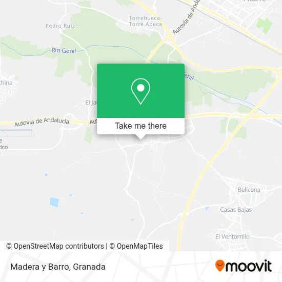 Madera y Barro map