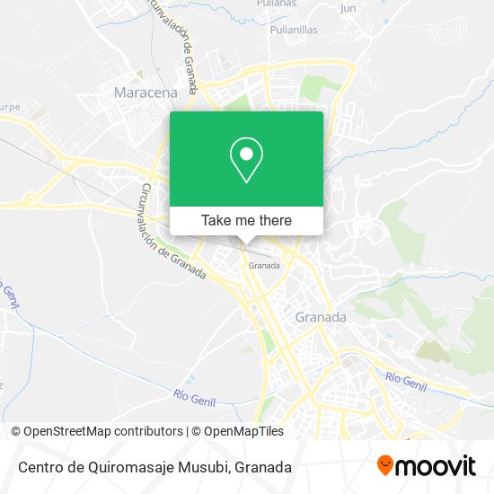 Centro de Quiromasaje Musubi map
