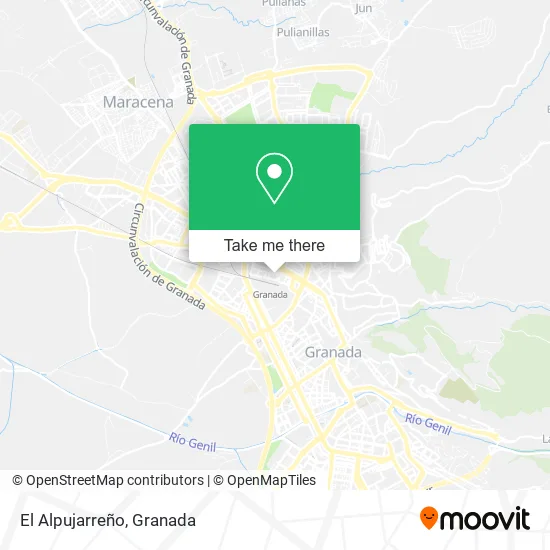 El Alpujarreño map