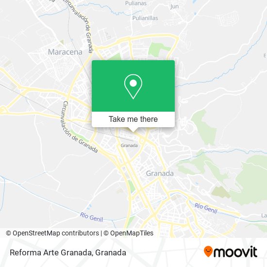 mapa Reforma Arte Granada