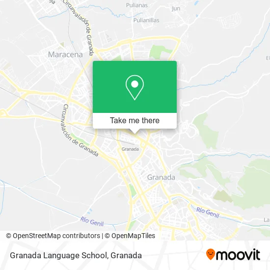 Granada Language School map