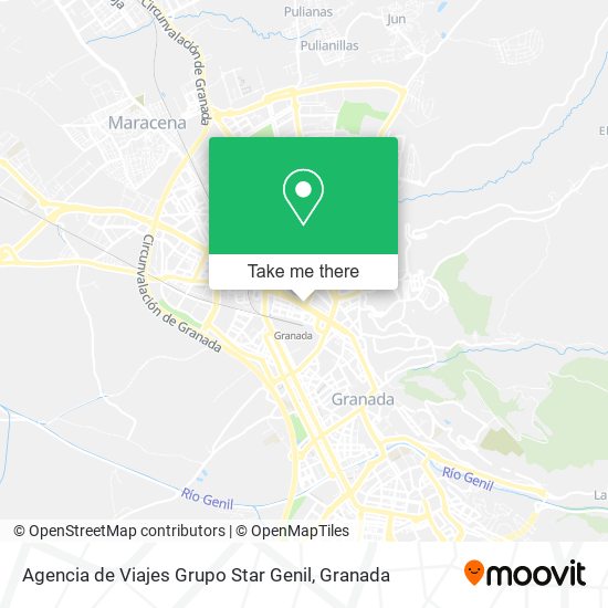 Agencia de Viajes Grupo Star Genil map