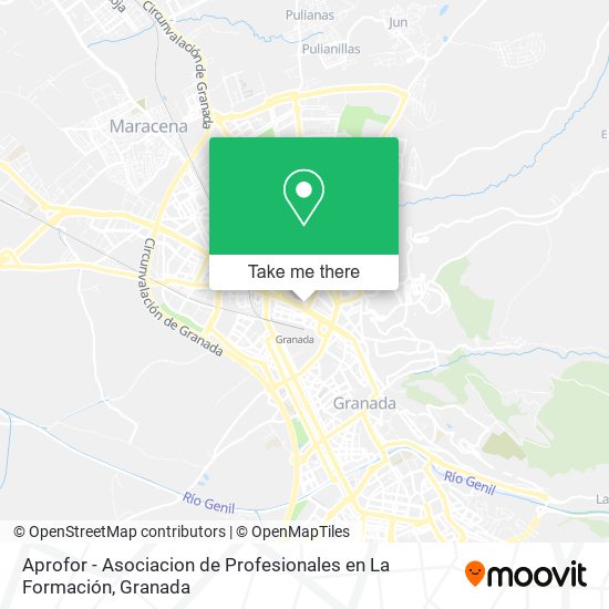 Aprofor - Asociacion de Profesionales en La Formación map