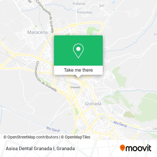 Asisa Dental Granada I map