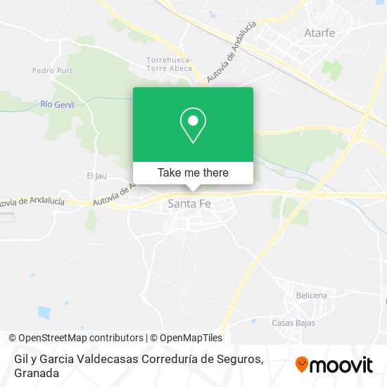 Gil y Garcia Valdecasas Correduría de Seguros map