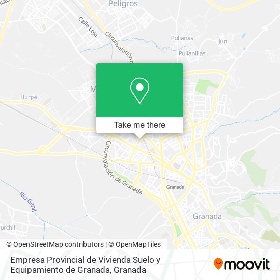 Empresa Provincial de Vivienda Suelo y Equipamiento de Granada map