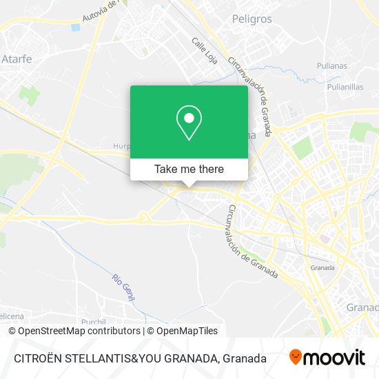 CITROËN STELLANTIS&YOU GRANADA map