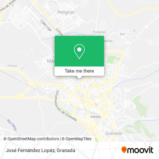 José Fernández Lopéz map