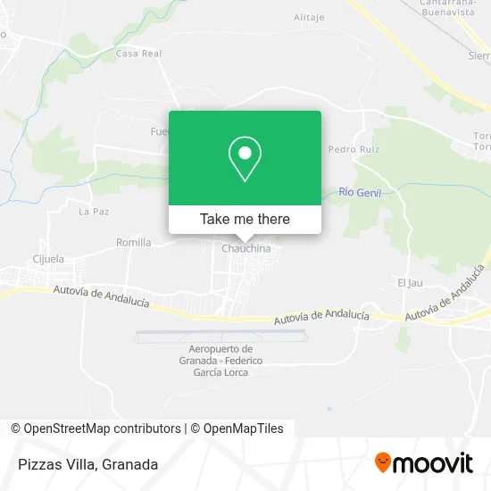Pizzas Villa map