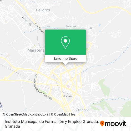 Instituto Municipal de Formación y Empleo Granada map