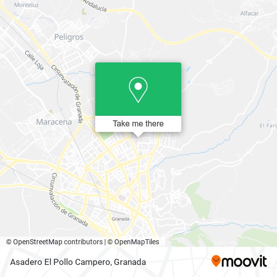 Asadero El Pollo Campero map