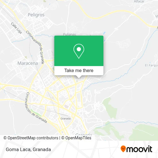 Goma Laca map