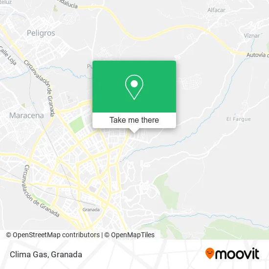 Clima Gas map