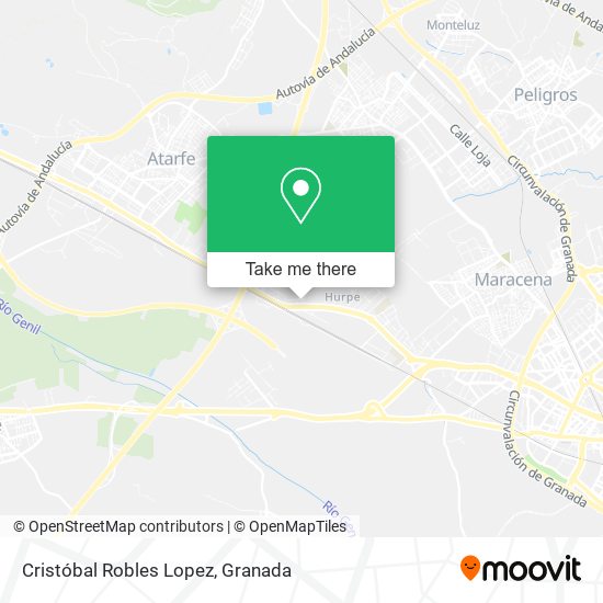 Cristóbal Robles Lopez map