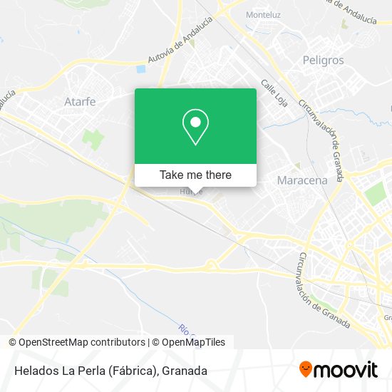Helados La Perla (Fábrica) map