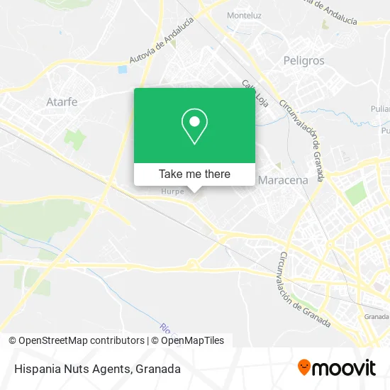 Hispania Nuts Agents map