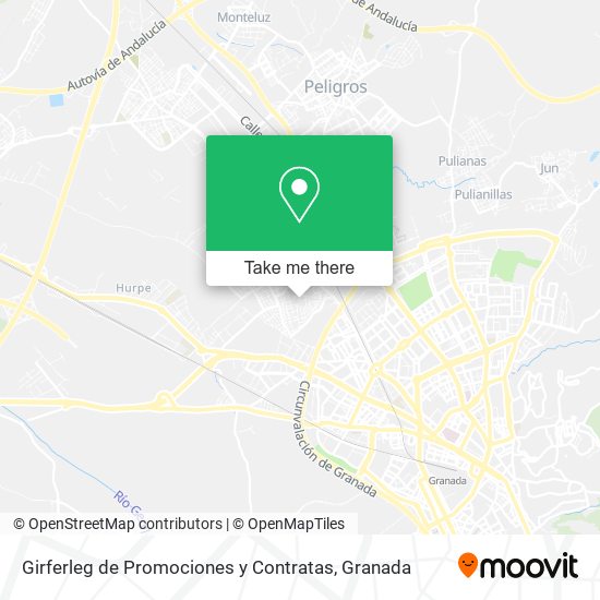 Girferleg de Promociones y Contratas map