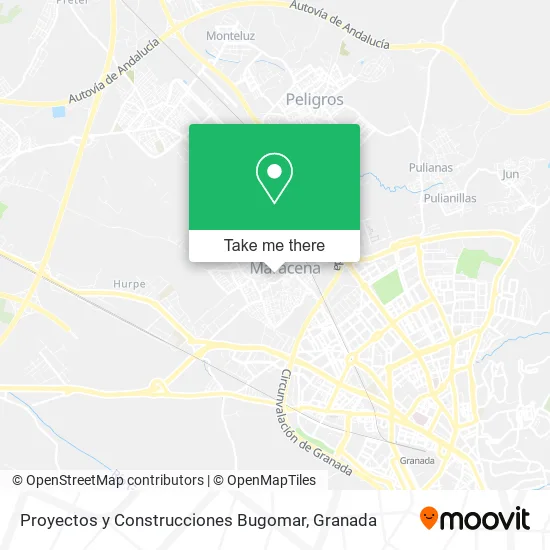 Proyectos y Construcciones Bugomar map