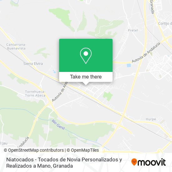 mapa Niatocados - Tocados de Novia Personalizados y Realizados a Mano