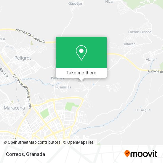 Correos map