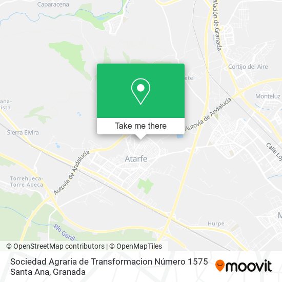 Sociedad Agraria de Transformacion Número 1575 Santa Ana map
