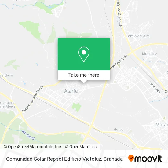 Comunidad Solar Repsol Edificio Victoluz map