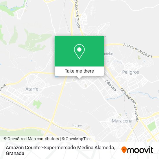Amazon Counter-Supermercado Medina Alameda map