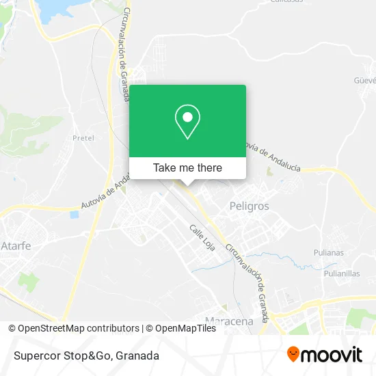 Supercor Stop&Go map
