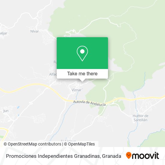 Promociones Independientes Granadinas map