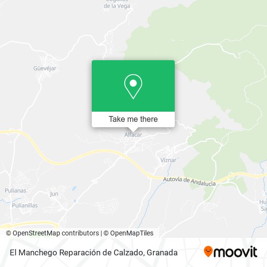 El Manchego Reparación de Calzado map