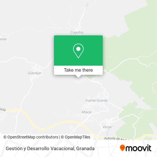 Gestión y Desarrollo Vacacional map