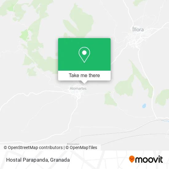 Hostal Parapanda map