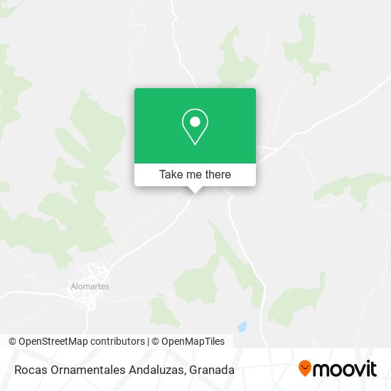 Rocas Ornamentales Andaluzas map