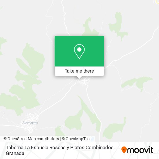 Taberna La Espuela Roscas y Platos Combinados map