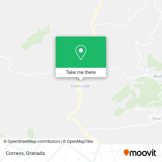 Correos map