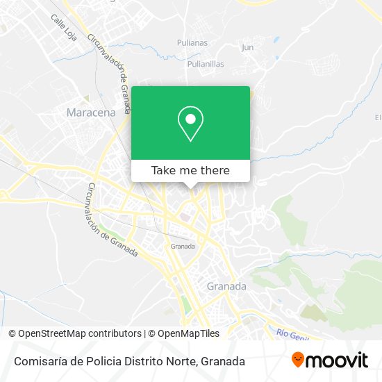 Comisaría de Policia Distrito Norte map