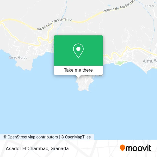 Asador El Chambao map