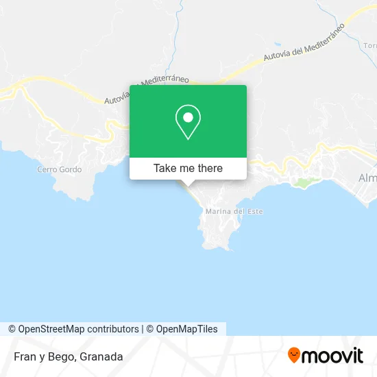 Fran y Bego map