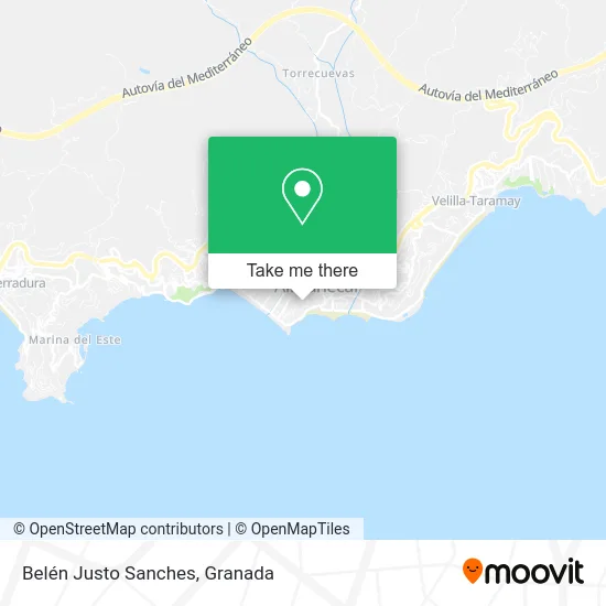 Belén Justo Sanches map