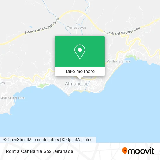 Rent a Car Bahía Sexi map