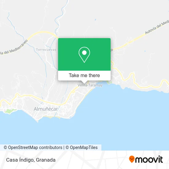Casa Índigo map