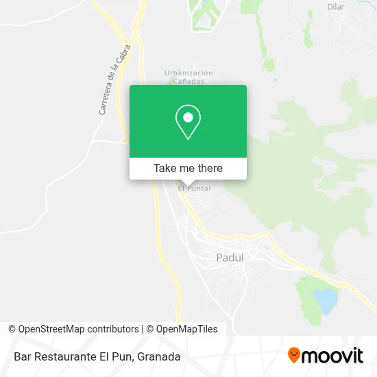 Bar Restaurante El Pun map