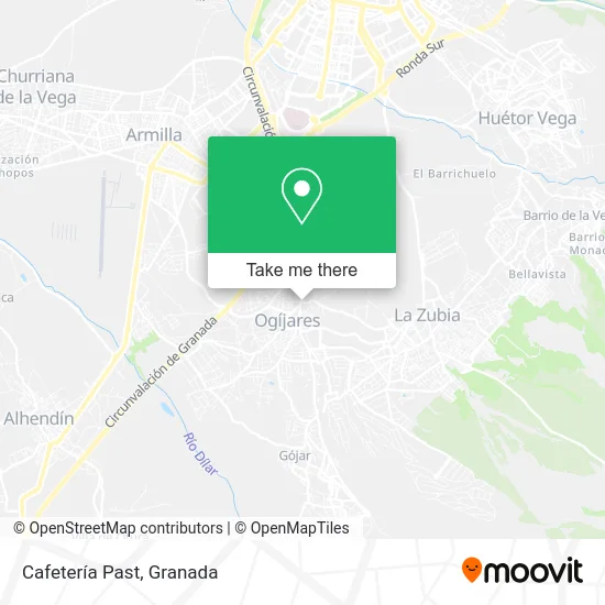 Cafetería Past map